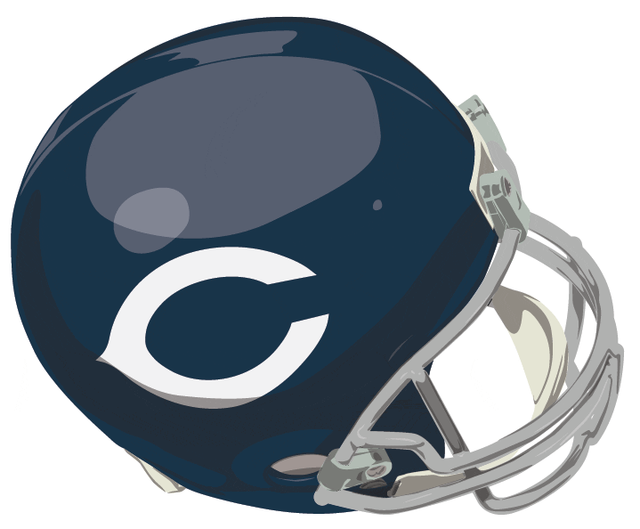 Chicago Bears 1962-1973 Helmet Logo iron on paper